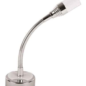 Luz de lectura led 12V/1W Flexarm con USB + interruptor oscilante