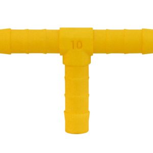 CONECTOR EN T PARA MANGUERA 10MM 2PCS