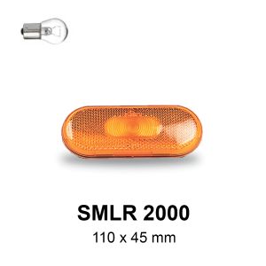 LUZ DE POSICIÓN NARAJA CON RETRORREFLECTOR