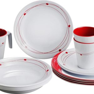 Set Melamina Cosmic 16 piezas Anti Slip