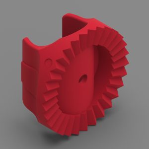 FIAMMA ARANDELA DENTADA ROJA